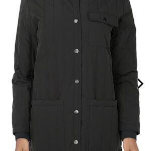 Black Quilted Women's Coat - Brand